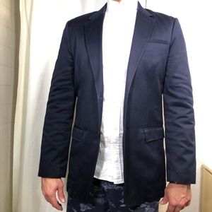 Shipley & Halmos Men’s Navy Blue Blazer Size 42R